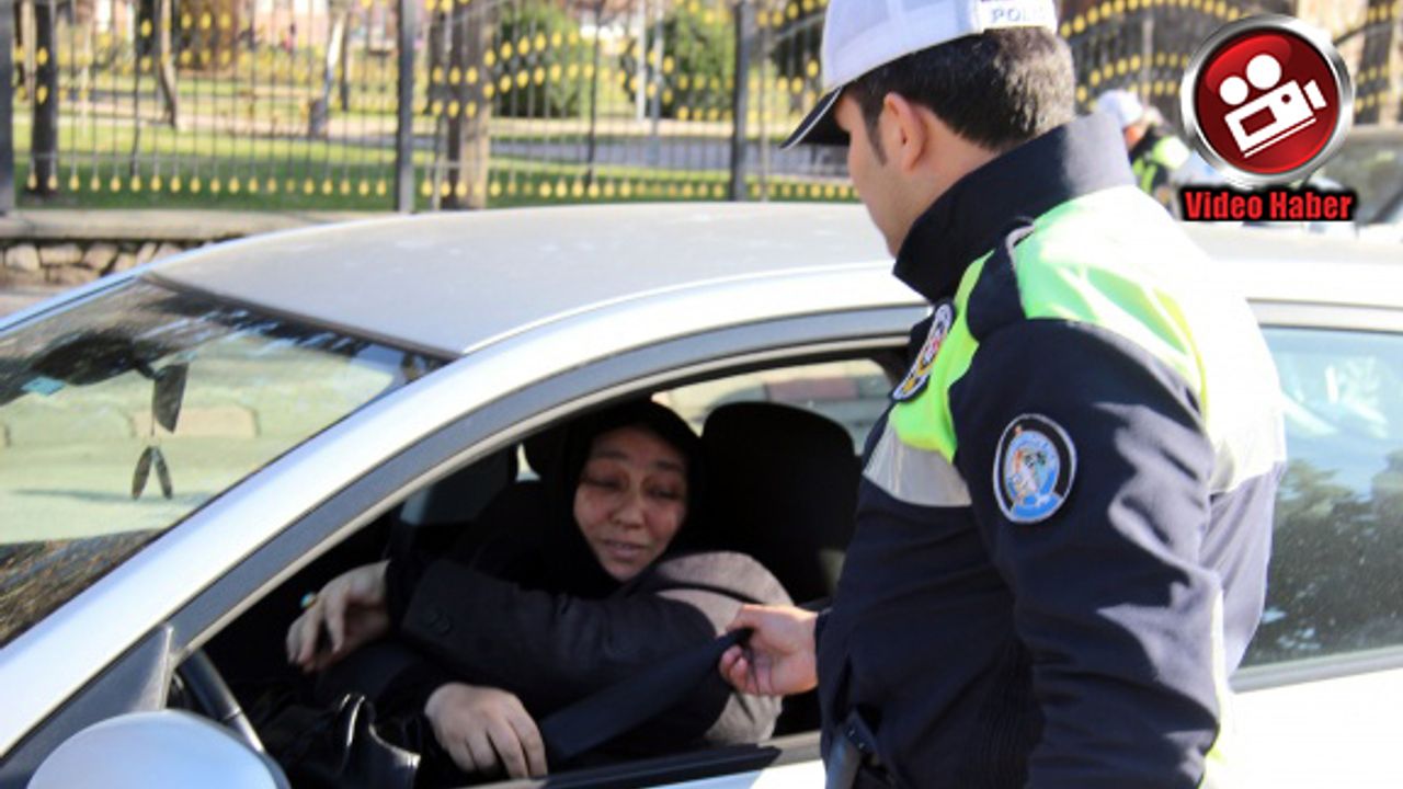 ‘Yarım kemer’ takan sürücülere ceza yağdı
