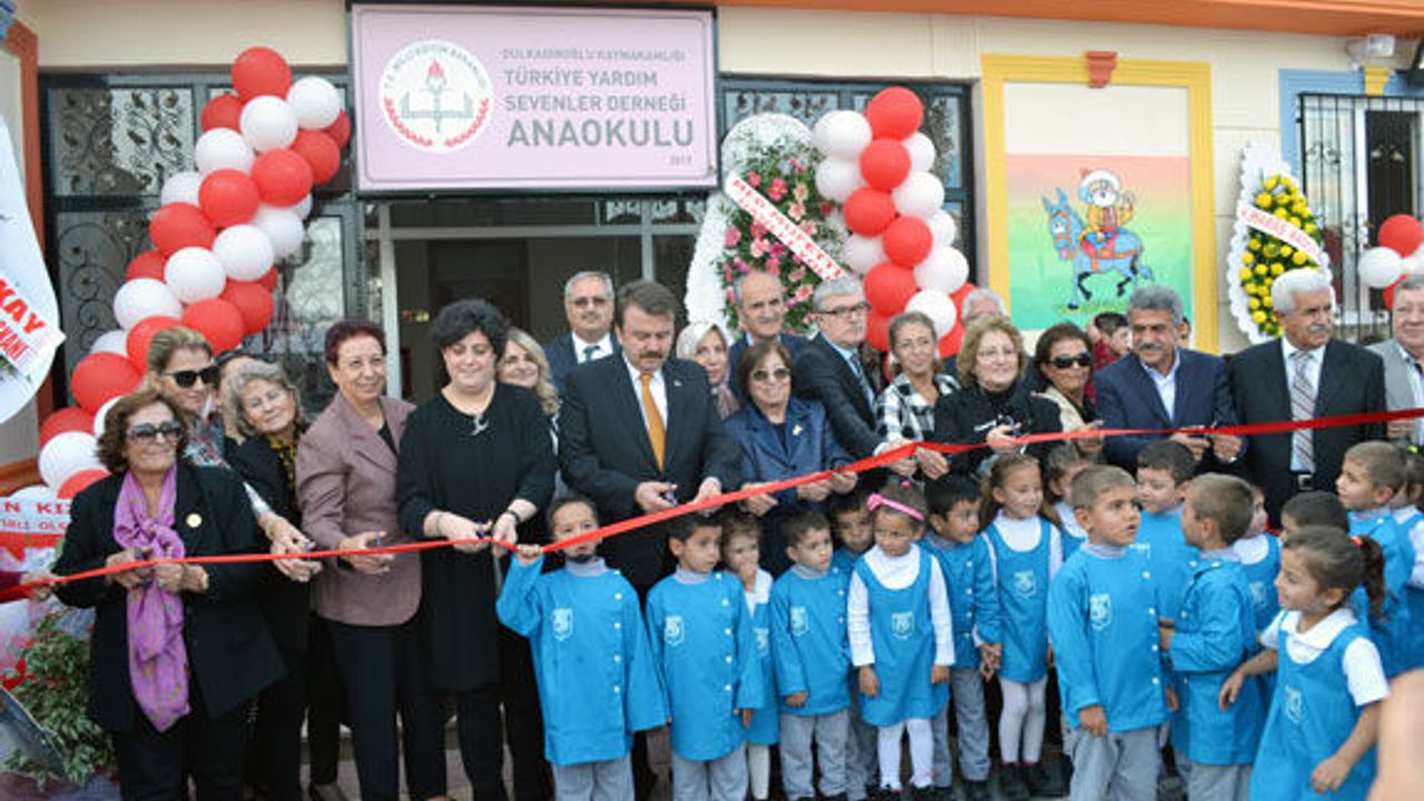Türkiye Yardım Sevenler Derneği Anaokulu Kahramanmaraş’ta Açıldı