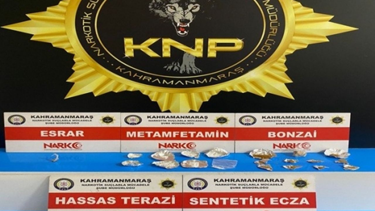 Kahramanmaraş'ta uyuşturucu operasyonunda 6 tutuklama