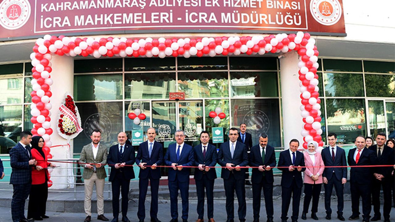 Kahramanmaraş Adliyesi’nin ek hizmet binası açıldı