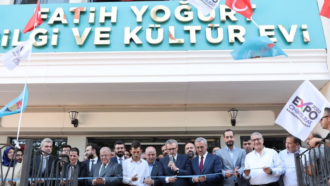 Onikişubat Belediyesi Merhum Fatih Yoğurt’un ismini Bilgi Ve Kültür Evinde Yaşattı