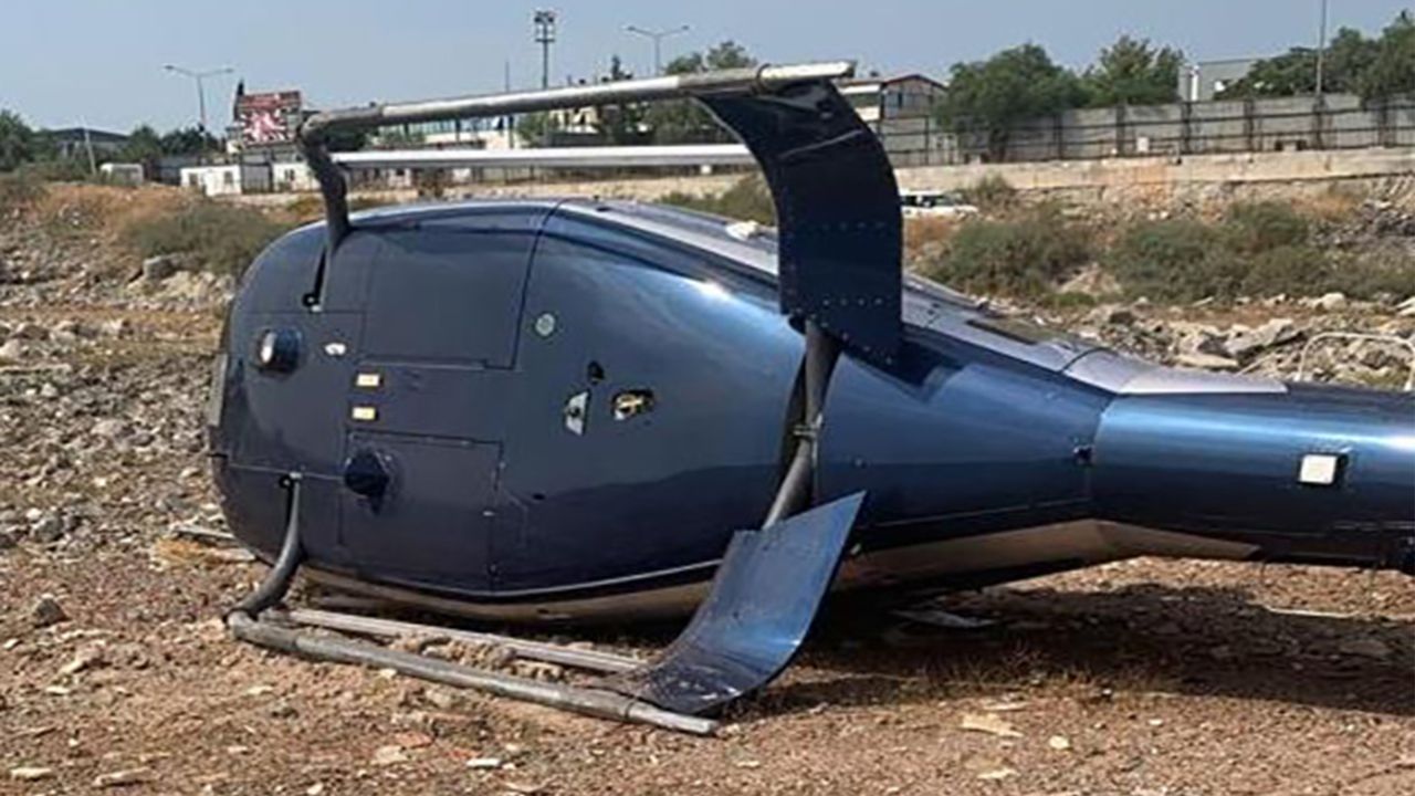 İzmir'de helikopter kazası!