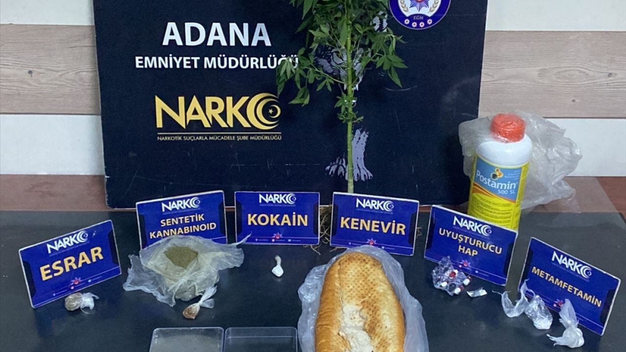 Adana'da uyuşturucu operasyonunda 3 şüpheli tutuklandı