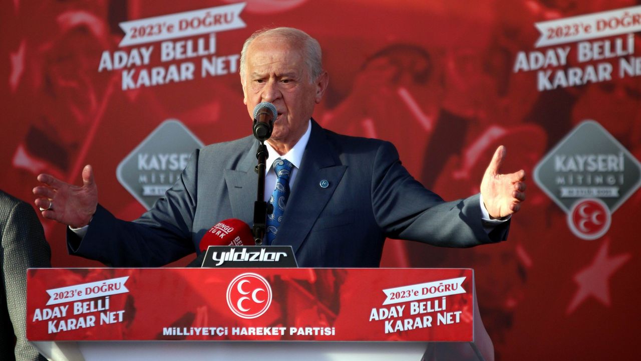 MHP Lideri Devlet Bahçeli: "2023 yılında Cumhurbaşkanı adayımız Recep Tayyip Erdoğan’dır"