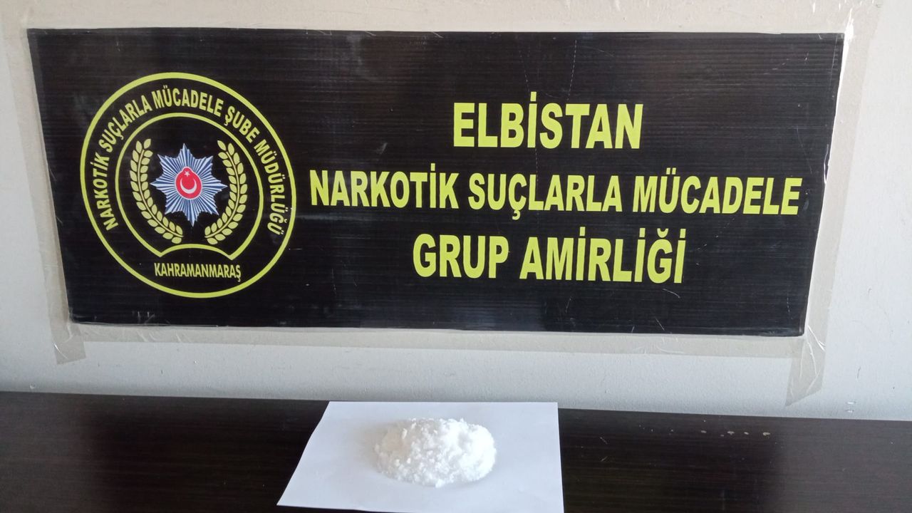 Kahramanmaraş'ta uyuşturucu operasyonunda yakalanan 2 şüpheli tutuklandı