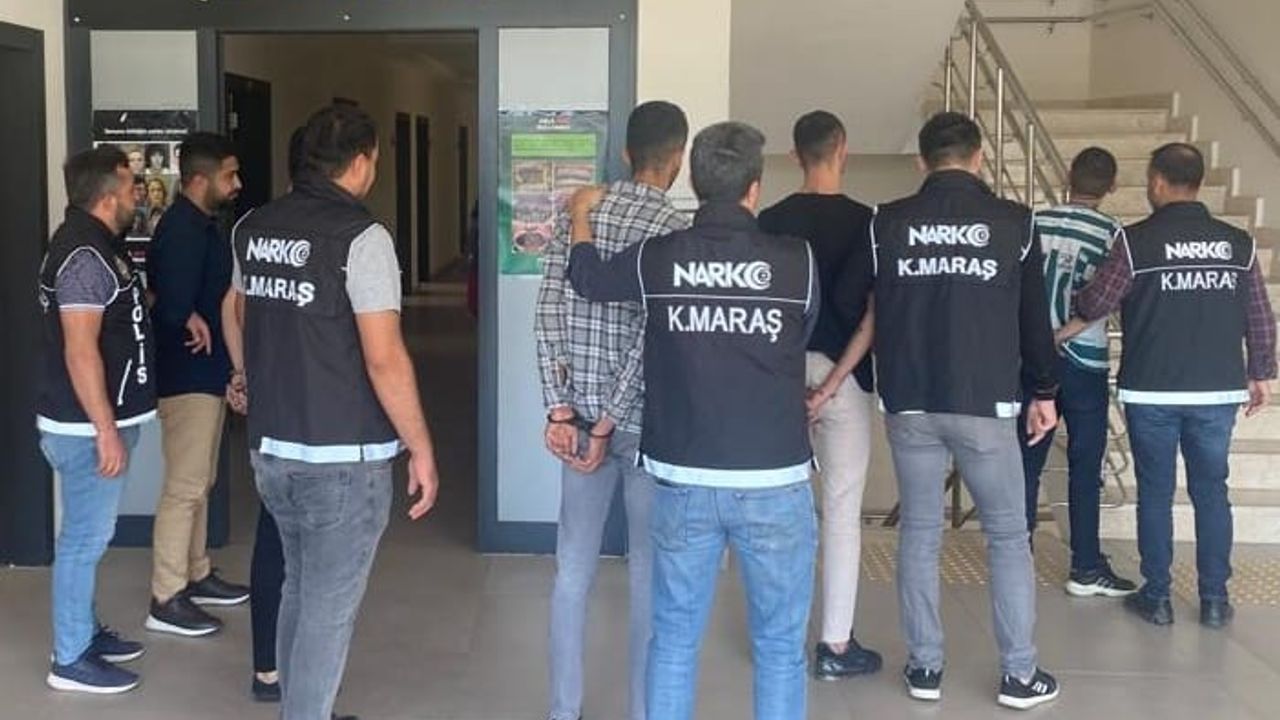 Kahramanmaraş’ta 5 torbacı tutuklandı
