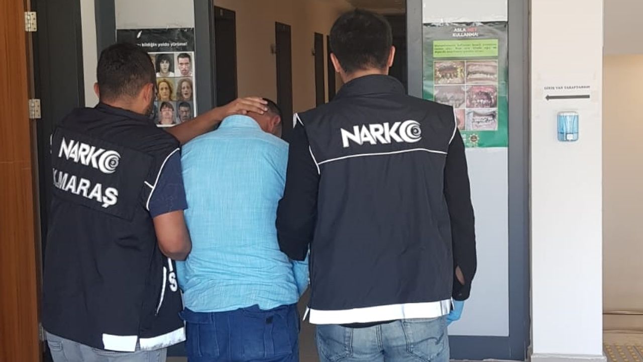 Kahramanmaraş'taki uyuşturucu operasyonunda 1 zanlı tutuklandı