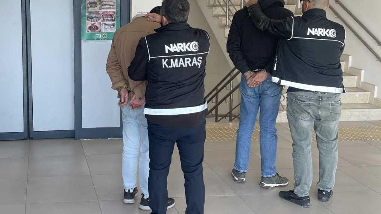Kahramanmaraş'ta uyuşturucu operasyonunda yakalanan zanlı tutuklandı
