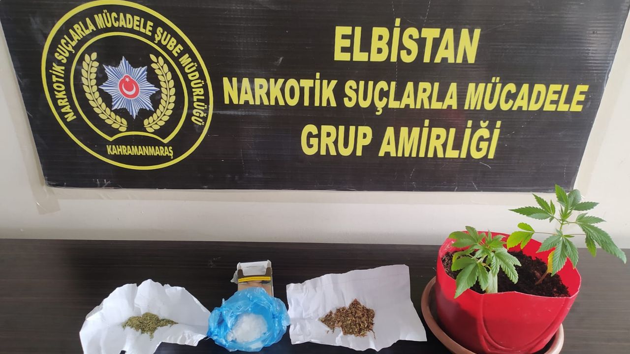 Kahramanmaraş'ta uyuşturucu taciri 3 kişi tutuklandı