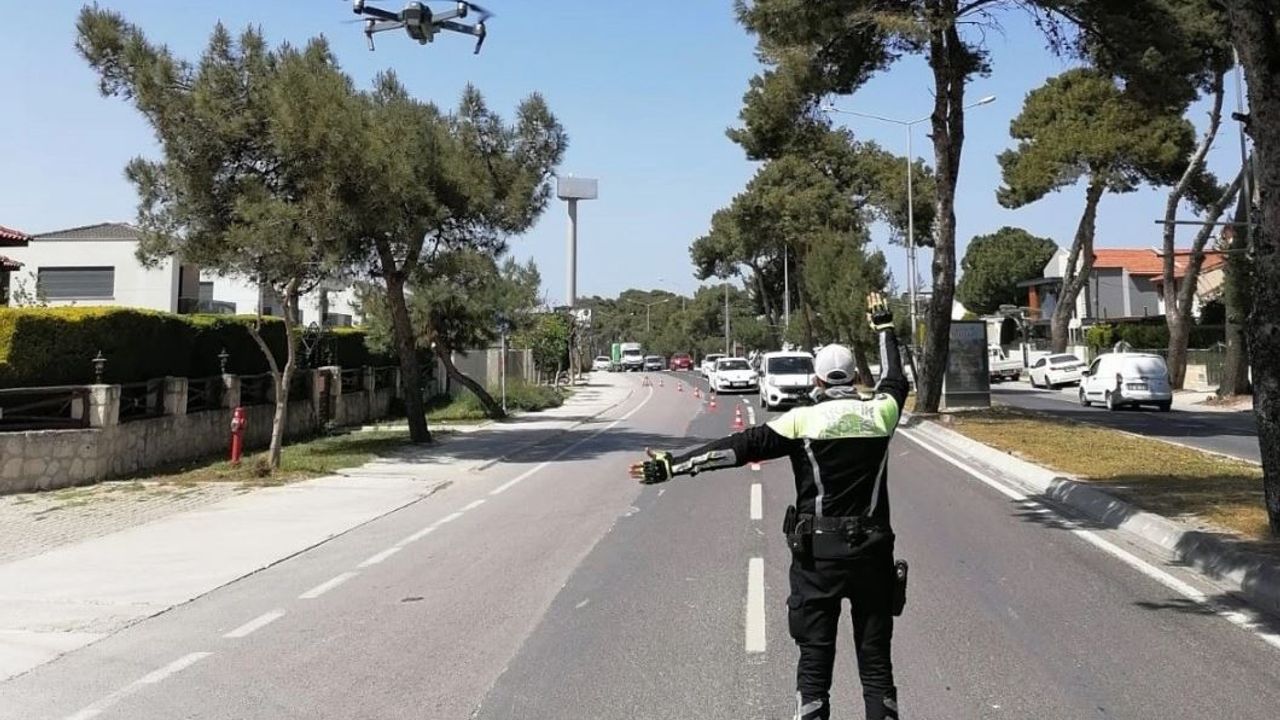 Sürücülerin dikkatine! Drone denetimi yapılacak!