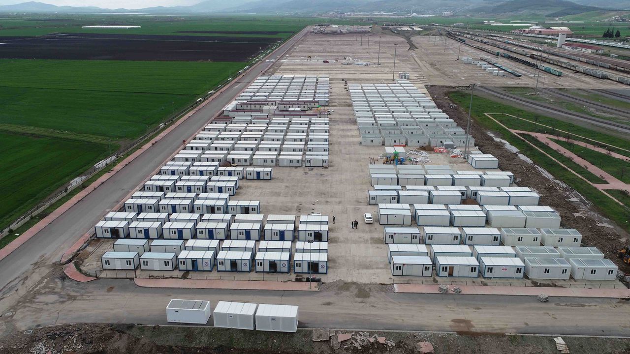 Türkoğlu'ndaki konteyner kentlerde son aşamaya gelindi