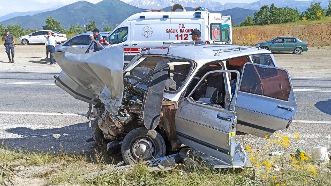 Kahramanmaraş'ta Trafik Kazası; 1 ölü, 7 yaralı