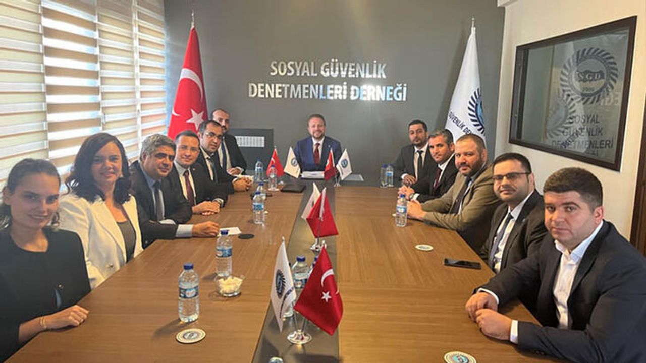 Sosyal Güvenlik Denetmenleri Derneği yeni başkanı Mustafa Şahin oldu