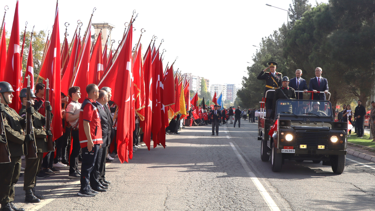 Kahramanmaraş’ta Cumhuriyet Bayramı töreni yapıldı
