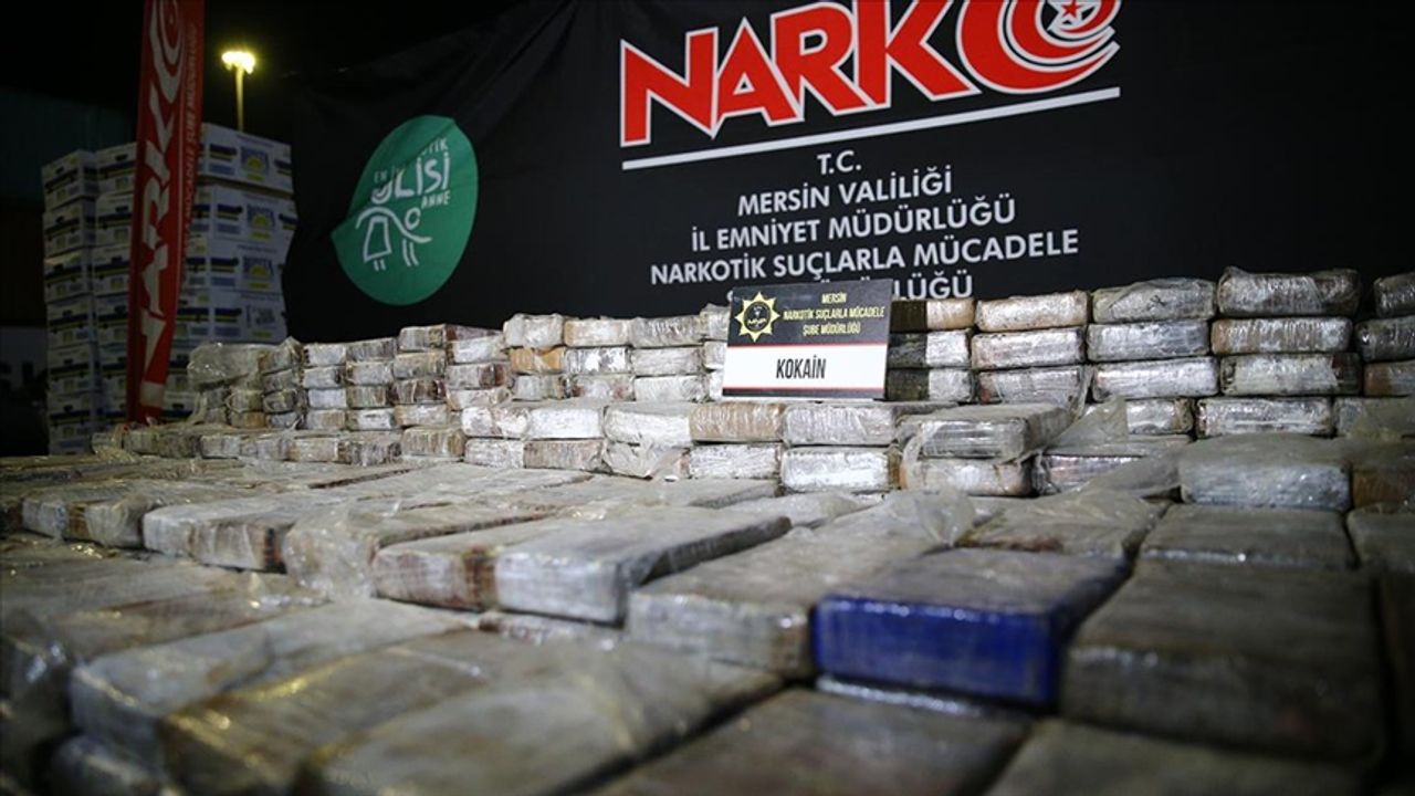 610 kilogram kokain ele geçirildi
