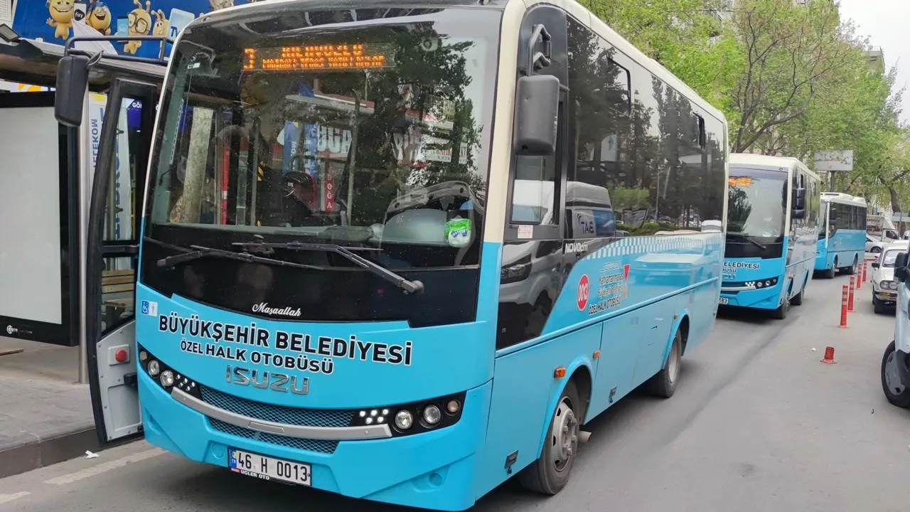 Kahramanmaraş'ta 6 Şubat’ta Ücretsiz Toplu Taşıma Hizmeti