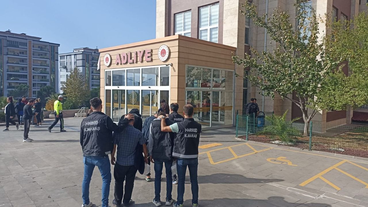 Kahramanmaraş’ta narkotik operasyonunda 3 kişi tutuklandı
