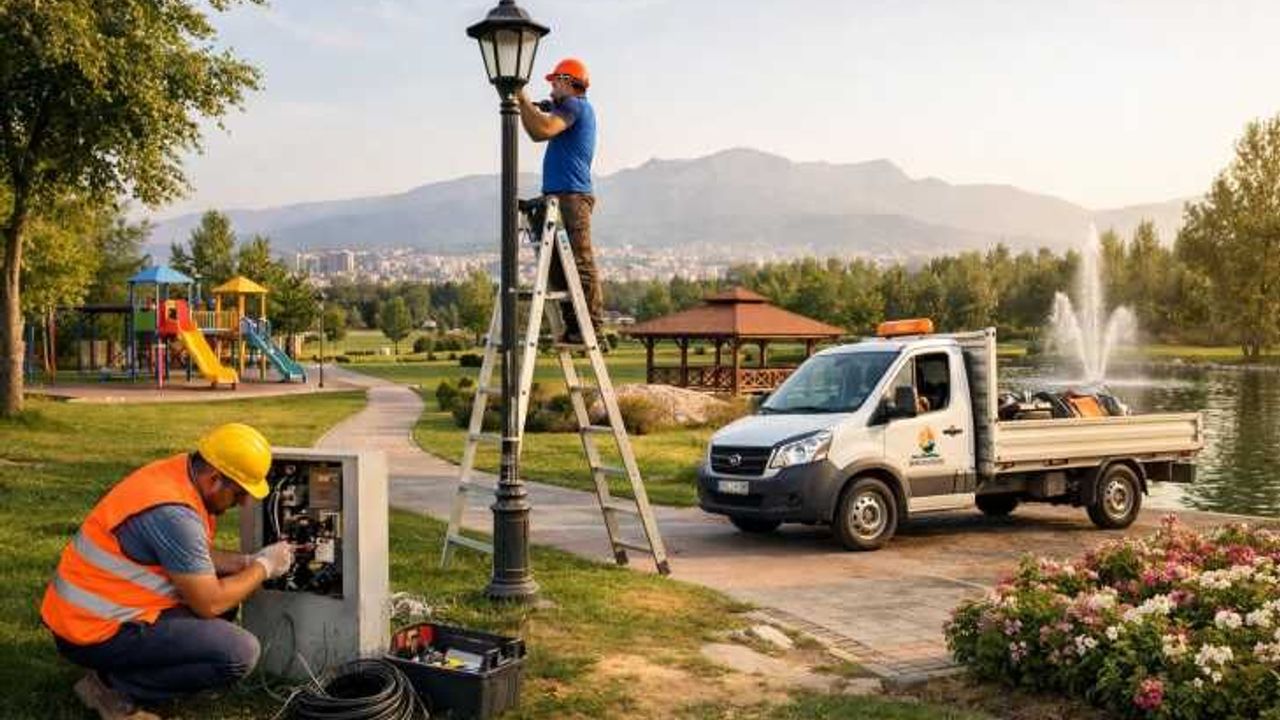 Onikişubat’ta park ve yeşil alanlar yenileniyor