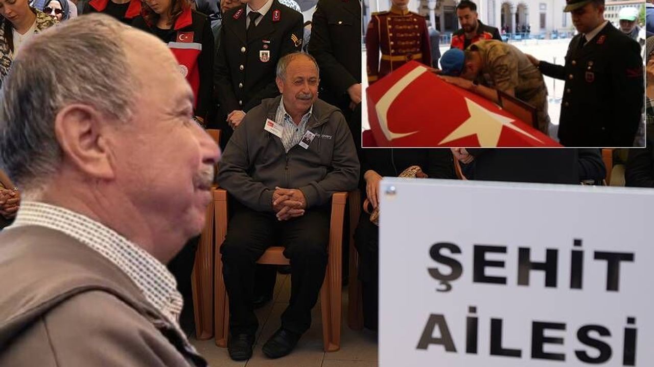 Şehit babasının gururlu duruşu: "Ben de şehit babası oldum"