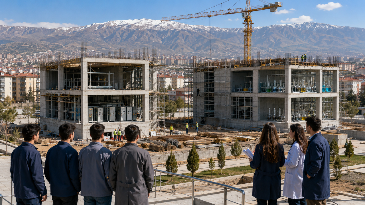 Kahramanmaraş’ta meslek lisesine yeni atölyeler yapılıyor