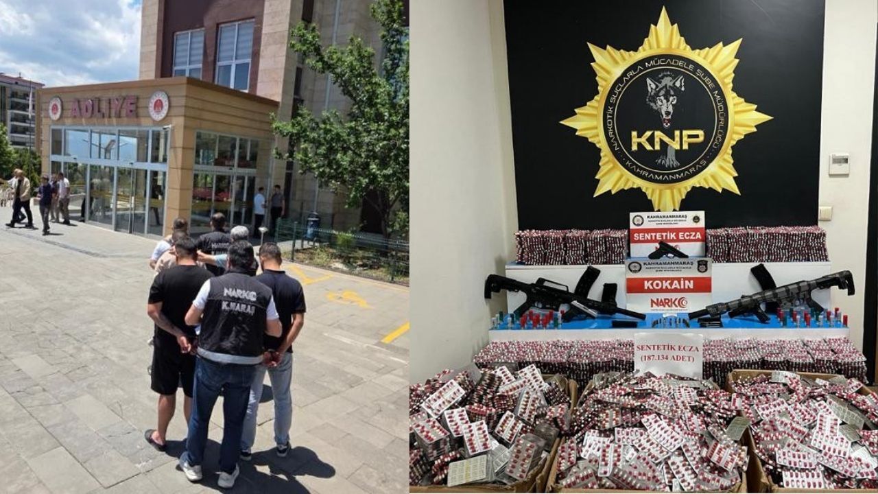 Kahramanmaraş’ta milyonluk yasaklı madde operasyonu