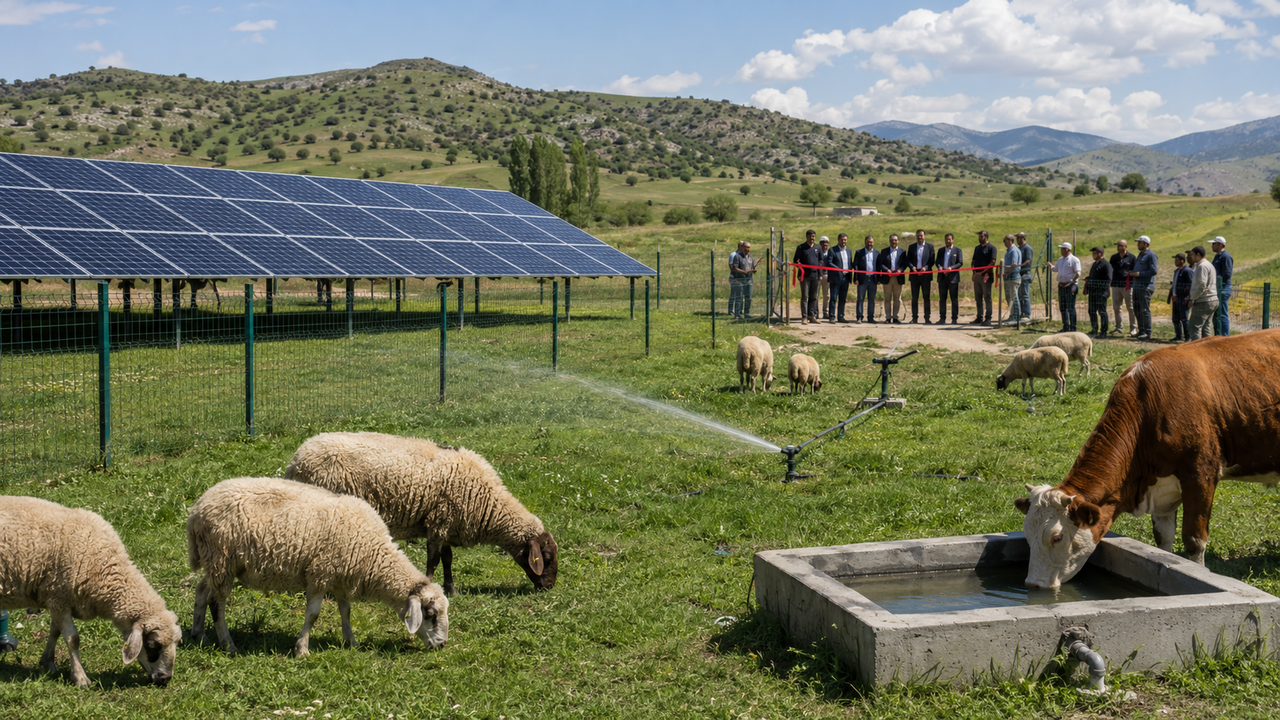 Afşin Kangal'da Mera Islah Projesi Hizmete Açılıyor