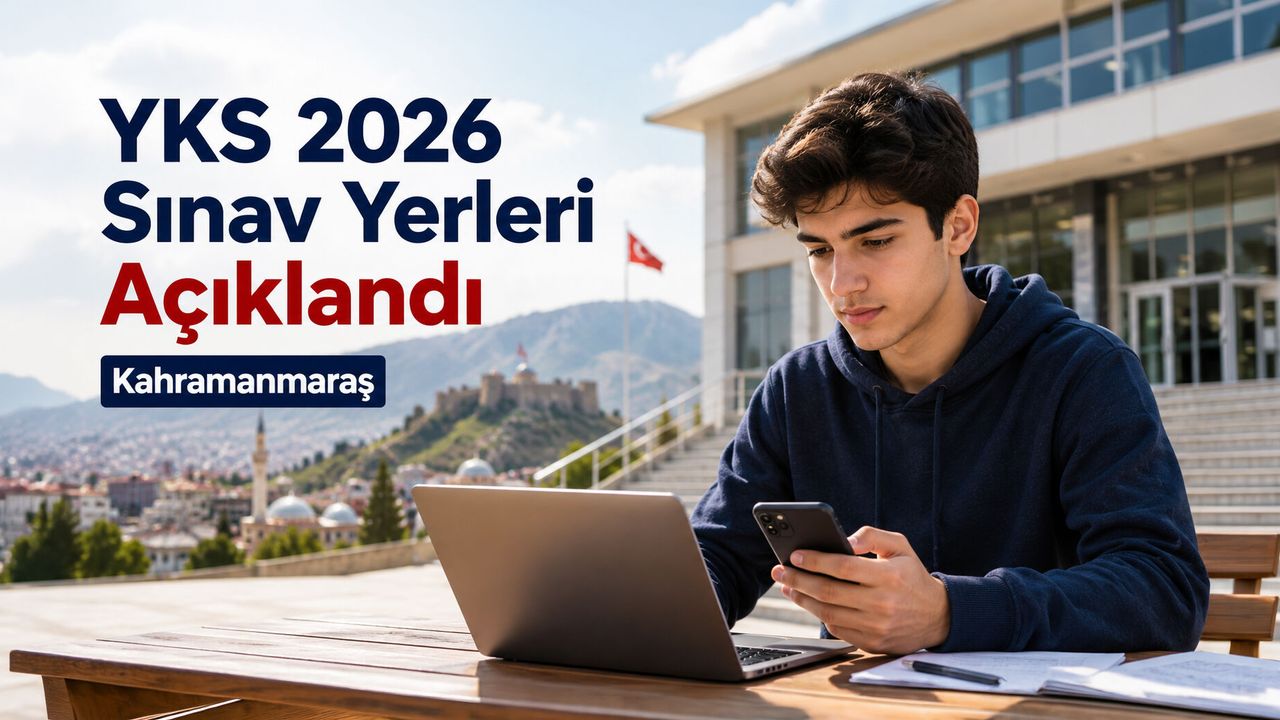 YKS 2026 sınav yerleri belli oldu! Kahramanmaraşlı adaylar Ö