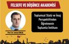 Kahramanmaraş’ta Felsefe ve Düşünce Akademisi Başlıyor