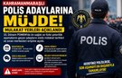 Kahramanmaraşlı Polis Adaylarına Müjde: Mülakat Yerleri Açıklandı