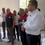 Yangında zarar gören kooperatife makine desteği