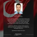 Trafik kazasında yaralanan polis memuru Kaygusuz şehit oldu