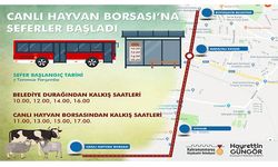 Canlı Hayvan Borsası’na Ücretsiz Ring Seferleri Başlıyor