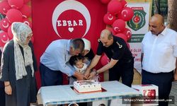 Kahramanmaraş'ta şehit polisin 1 yaşına giren kızına doğum günü sürprizi