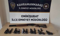 Kahramanmaraş’ta 20 adet silah ele geçirildi
