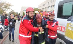 KSÜ’de Acil Durum Tahliye ve Kurtarma Tatbikatı Gerçekleştirildi