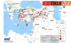 Türkiye'de 10 ayda 17 bin deprem meydana geldi