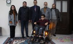 Kahramanmaraş'ta toplanan mavi kapaklar, akülü tekerlekli sandalyeye dönüştü