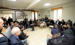 BAŞKAN OKAY DOĞUKENT APARTMAN GÖREVLİLERİ İLE BİR ARAYA GELDİ