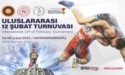 Uluslararası 12 Şubat U20 Güreş Turnuvası Kahramanmaraş’ta