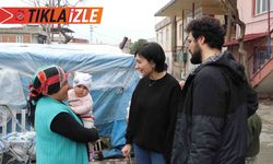 Doktor ve öğretmen çift depremzedelere yardım için yollara düştü