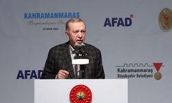 Cumhurbaşkanı Erdoğan, Kahramanmaraş'ta konteyner kent ziyaretinde konuştu