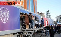 Emniyetin gezici aşevinden günde 5 bin depremzedeye sıcak yemek ulaştırılıyor