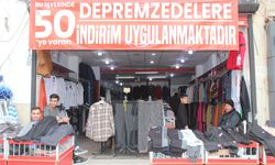 Depremzede esnaftan indirimli satış!