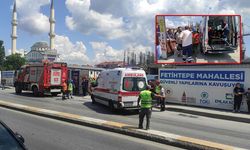 Vincin çarptığı işçi ağır yaralandı