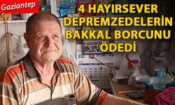 4 hayırsever depremzedelerin bakkal borcunu ödedi