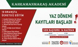 Kahramanmaraş Akademi’de Yaz Dönemi Kayıtları Başladı