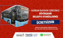 Toplu Taşıma Bayramda Ücretsiz