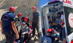 Kahramanmaraş'ta uçuruma yuvarlanan kişi kurtarıldı