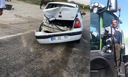 Otomobil, TIR'a çarptı: 1 ölü, 1 yaralı