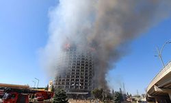 Gaziantep’te atıl haldeki otelde yangın